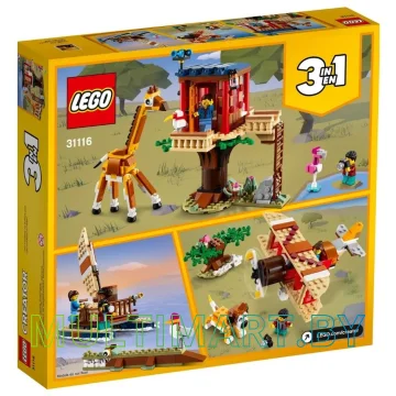 Конструктор LEGO Creator 31116 Домик на дереве для сафари картинка 2
